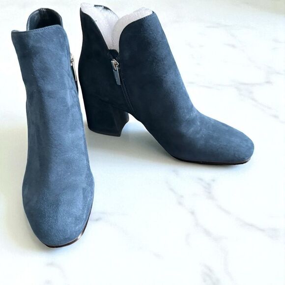 New in Box Vince Camuto KASSIE 2 Ankle Boots Womens 8 Block Heeled Suede Leather - Picture 1 of 9
